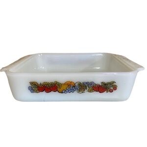 Anchor Hocking Fire King Casserole Dish 435 Harvest 8 in